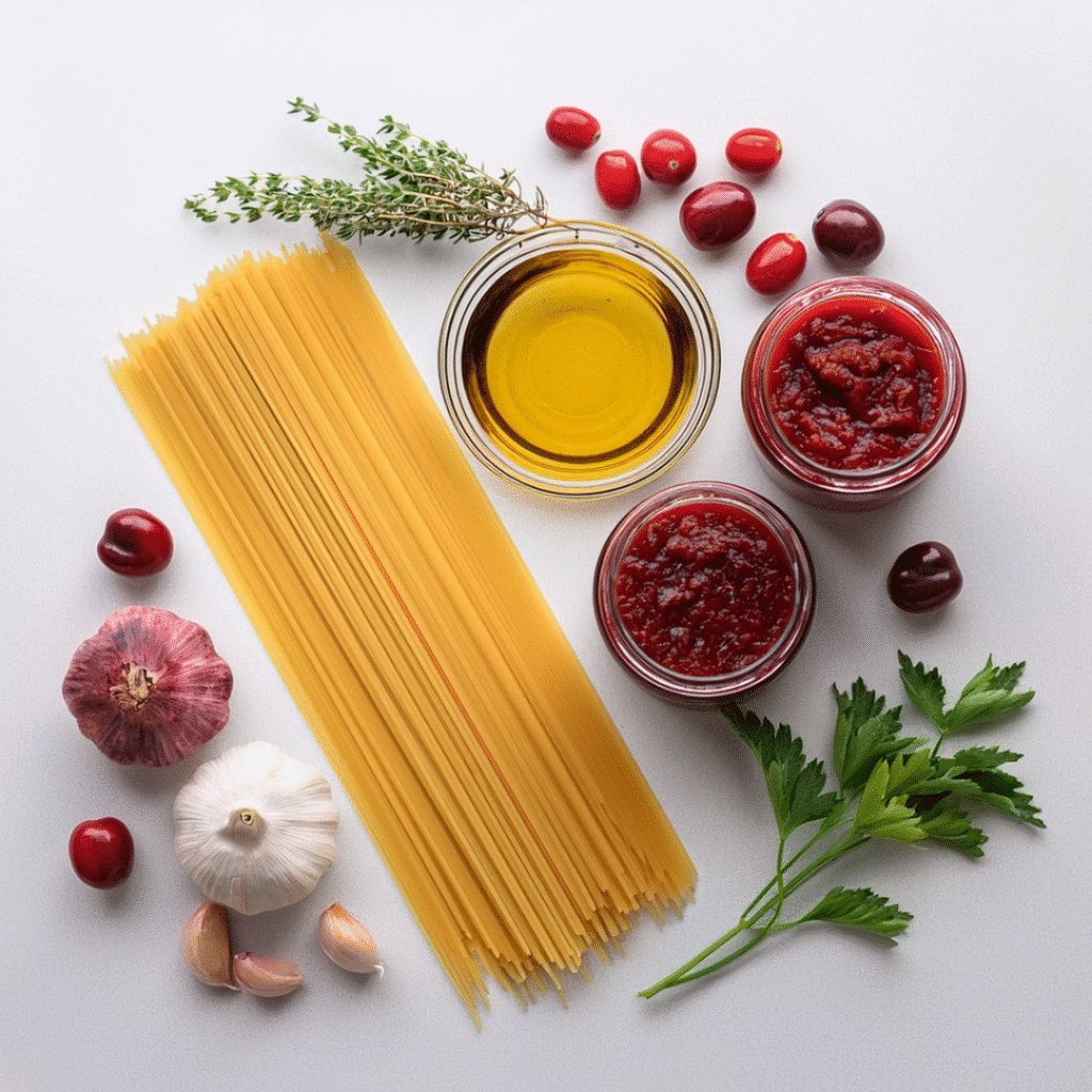 Cranberry spaghetti recipe ingredients