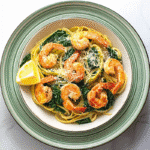 Shrimp spinach pasta recipe