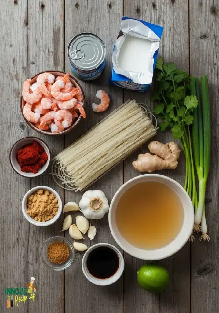 Thai Shrimp Coconut Noodle Soup