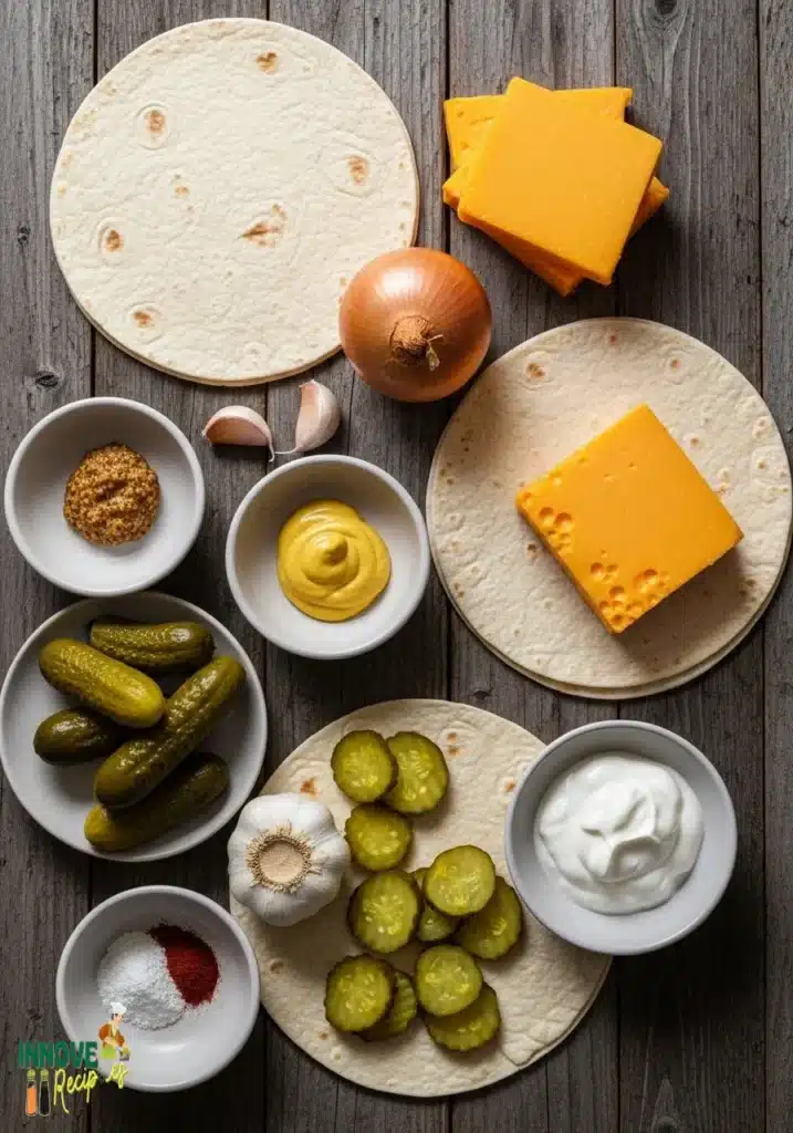 Cheeseburger Quesadillas with Dipping Sauce