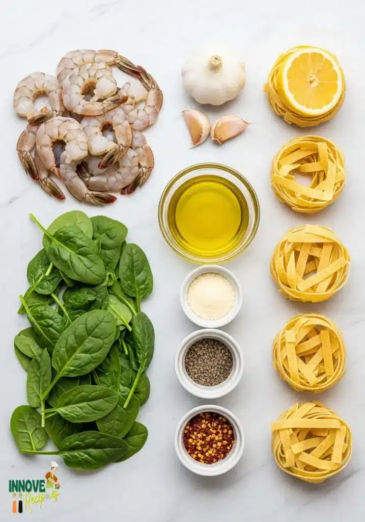 Shrimp Spinach Pasta Recipe