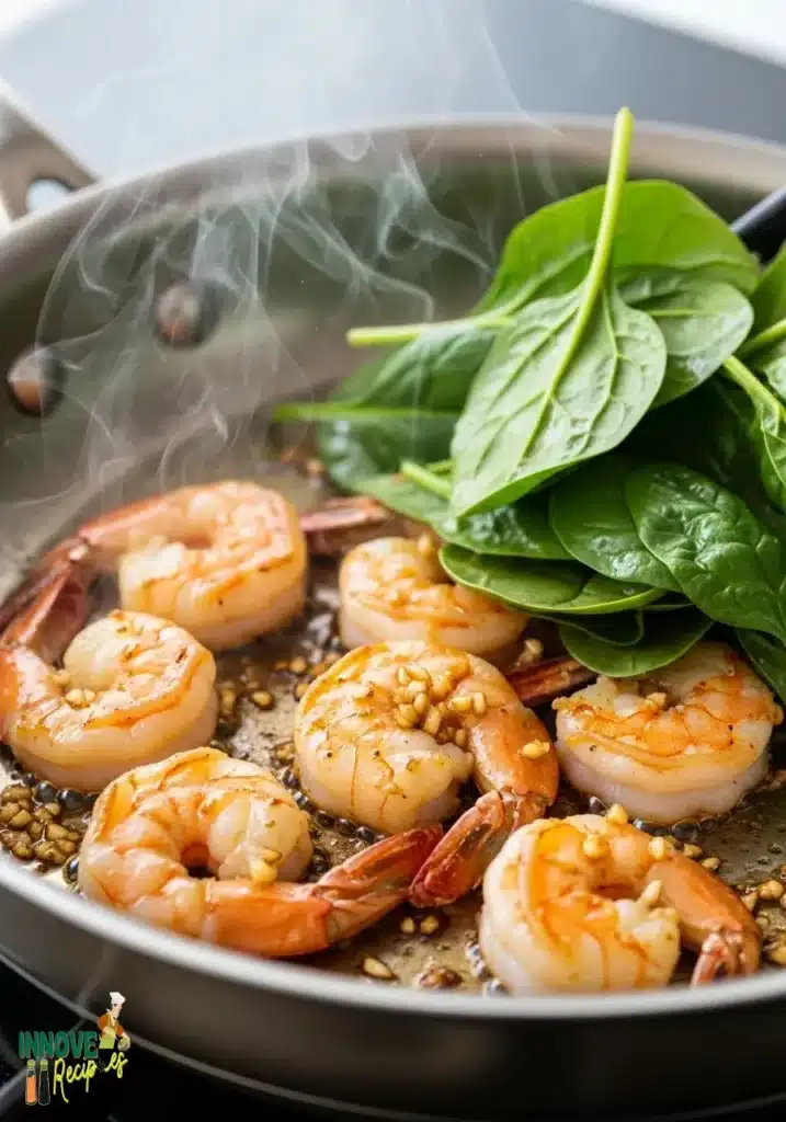 Shrimp Spinach Pasta Recipe