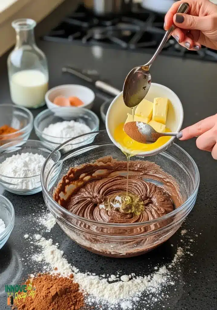 Chocolate Donut Holes with Sugar Glaze