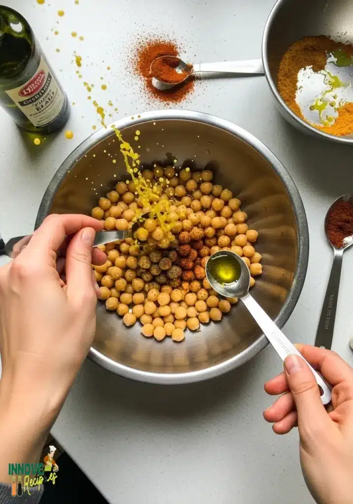 air fryer chickpeas snack