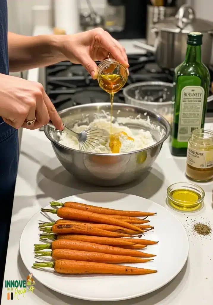 Roasted Carrots with Whipped Ricotta and Hot Honey